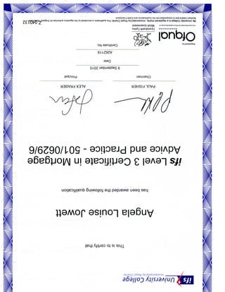 cemap certificate