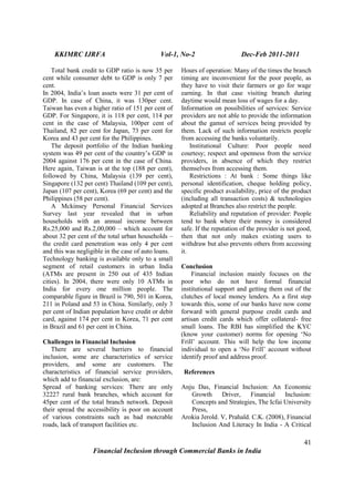 36 financial inclusion through commercial banks in india | PDF