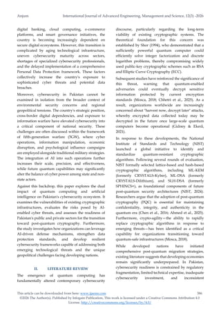 Quantum Computing and AI in Cybersecurity | PDF