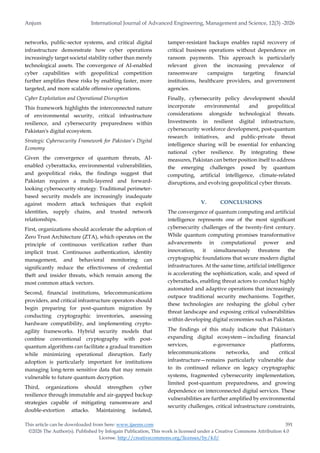 Quantum Computing and AI in Cybersecurity | PDF