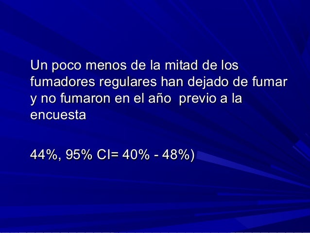 Como he dejado a fumar para la Navidad