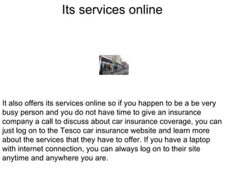 Getting a Tesco Car Insurance Online
