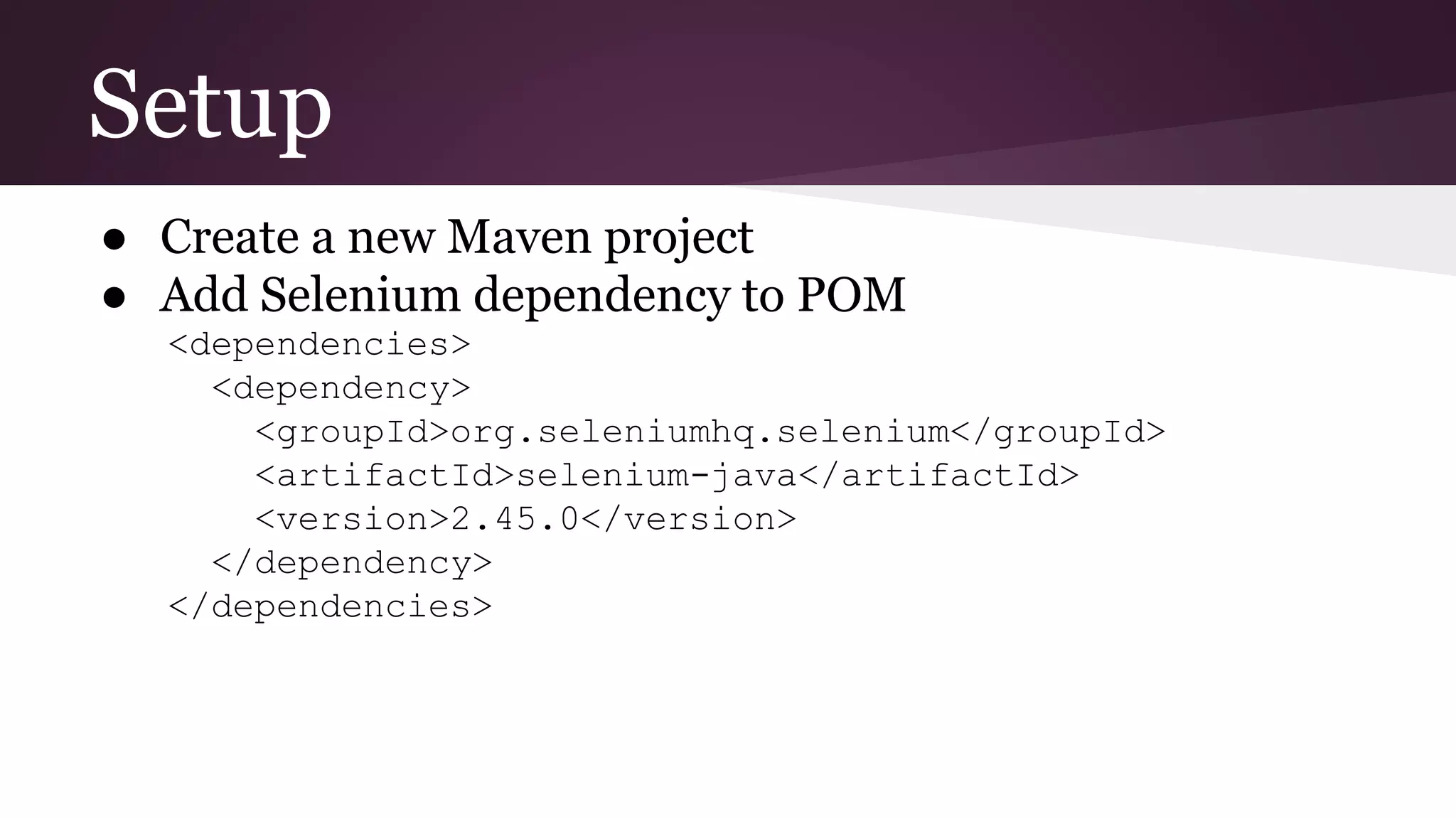 Beginner's guide to Selenium | PPT