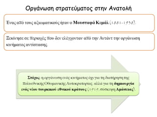 Οργάνωση στρατεύματος στην Ανατολή

 