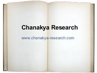 Chanakya Research
www.chanakya-research.com

 