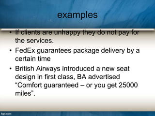 37.service guarantee (2) | PPTX