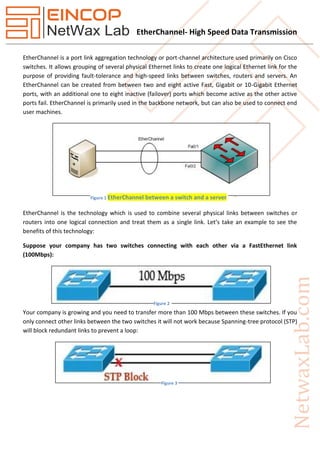 Ether Channel High Speed Data Transmission | PDF