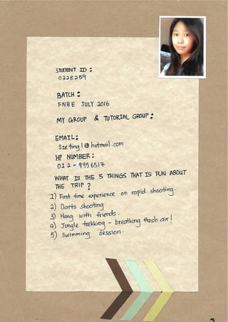 Scrapebook Taman Negara