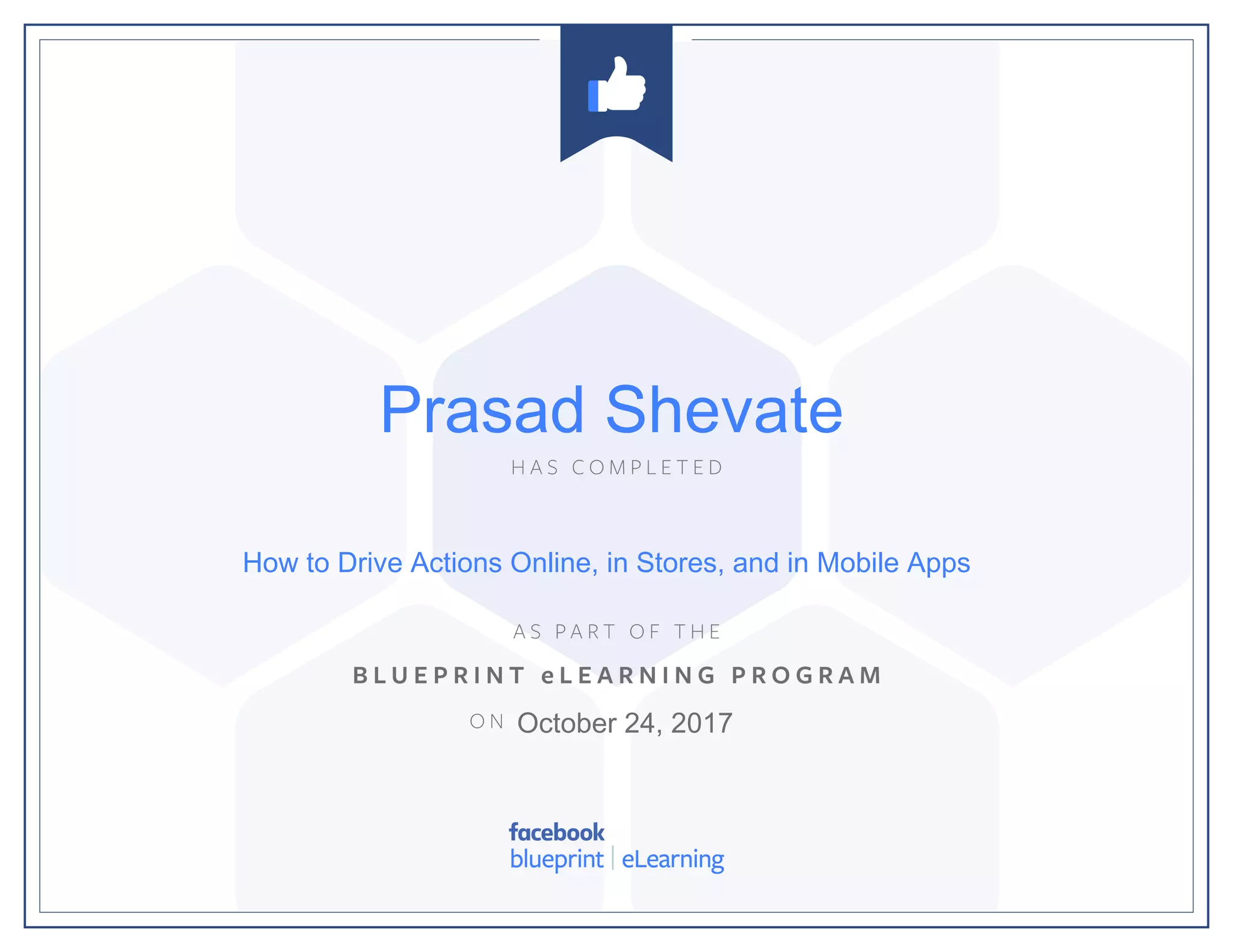 How to Drive Actions Online, in Stores, and in Mobile Apps
October 24, 2017
Prasad Shevate