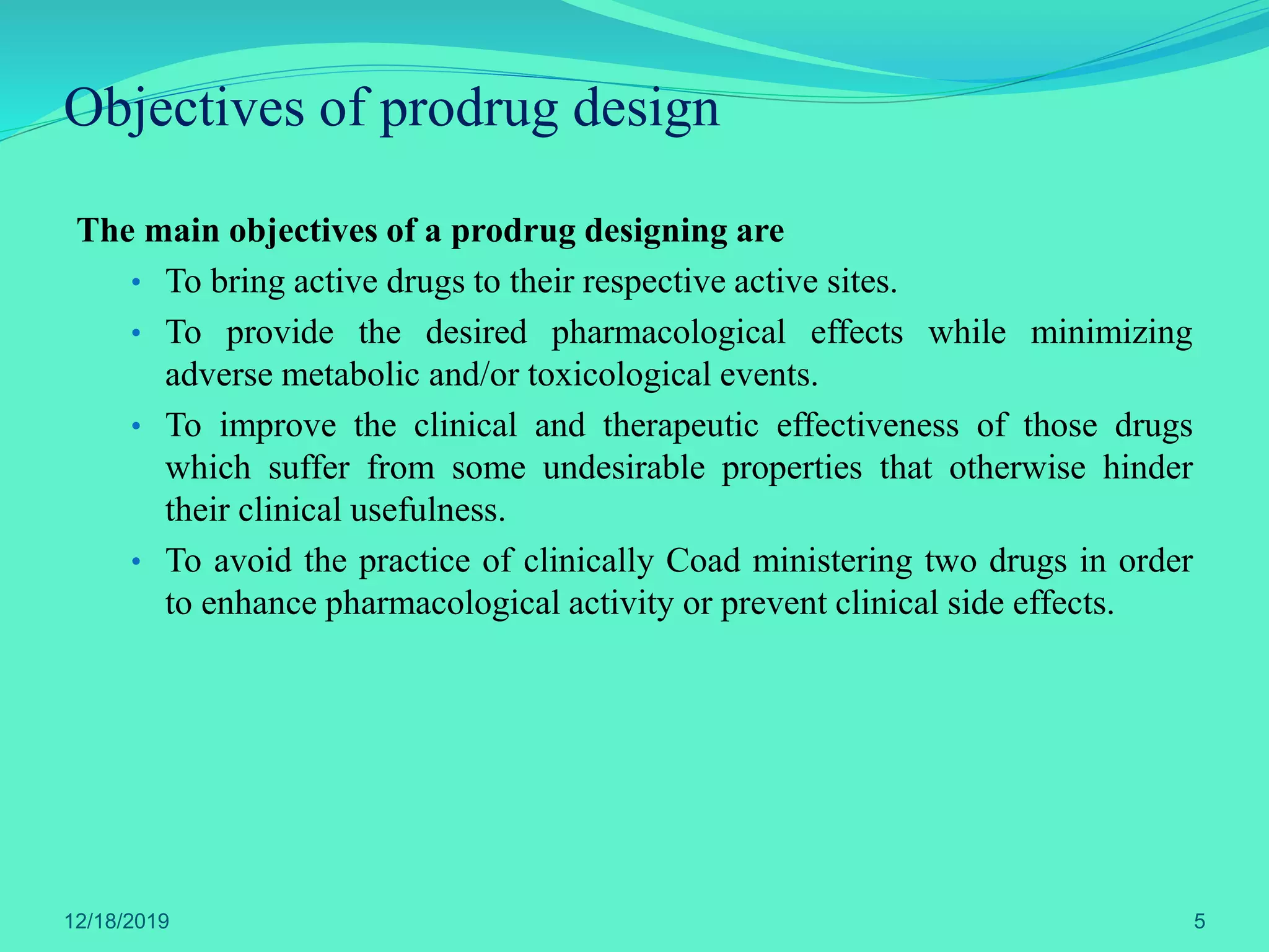 PRODRUG DESIGN [M.PHARM] | PPTX