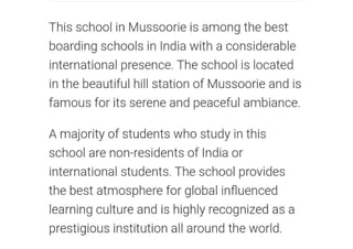 top schools in India 