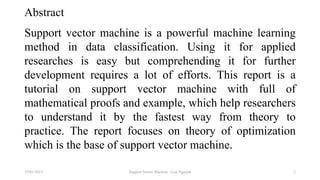 Tutorial on Support Vector Machine | PPT