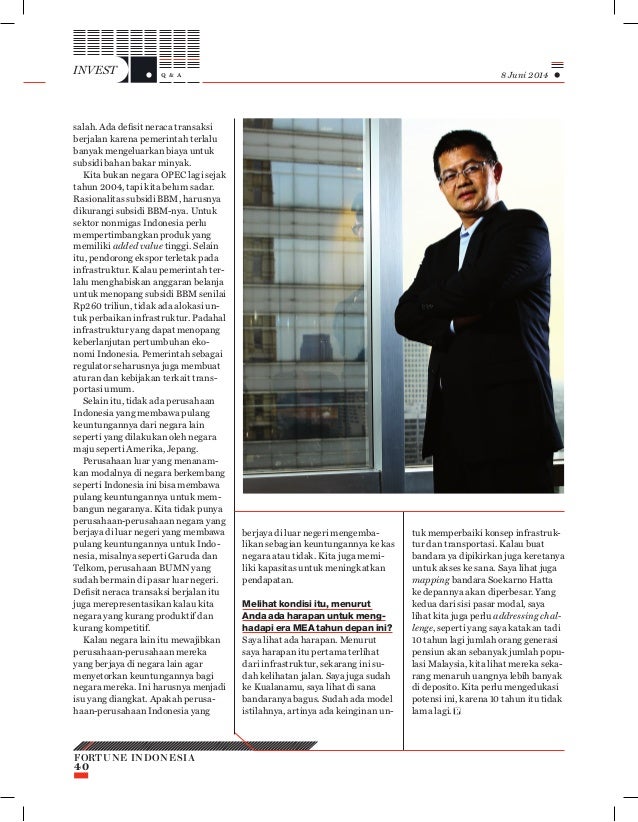 Indonesia Butuh Pendalaman Pasar Modal