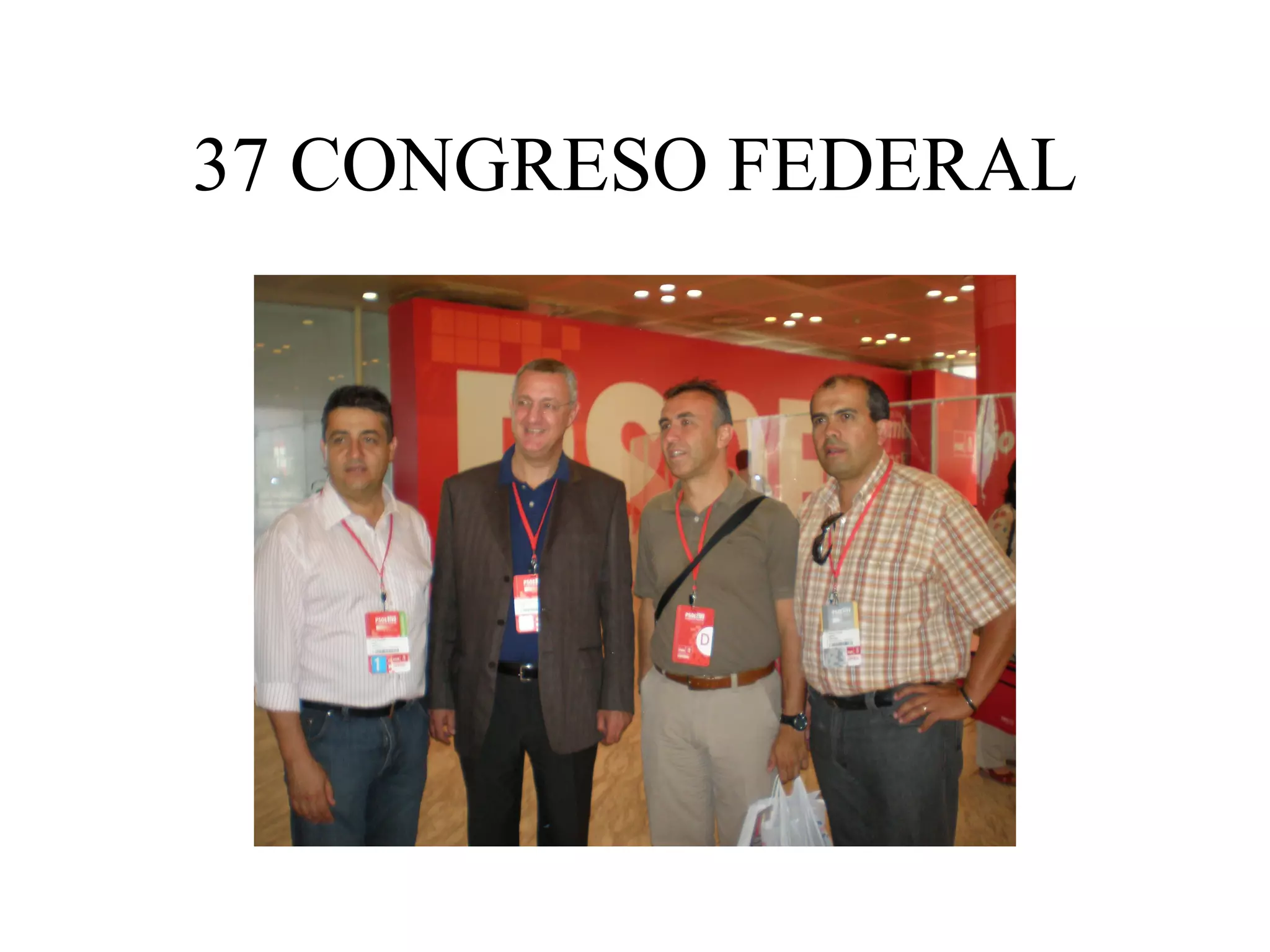 37 CONGRESO FEDERAL