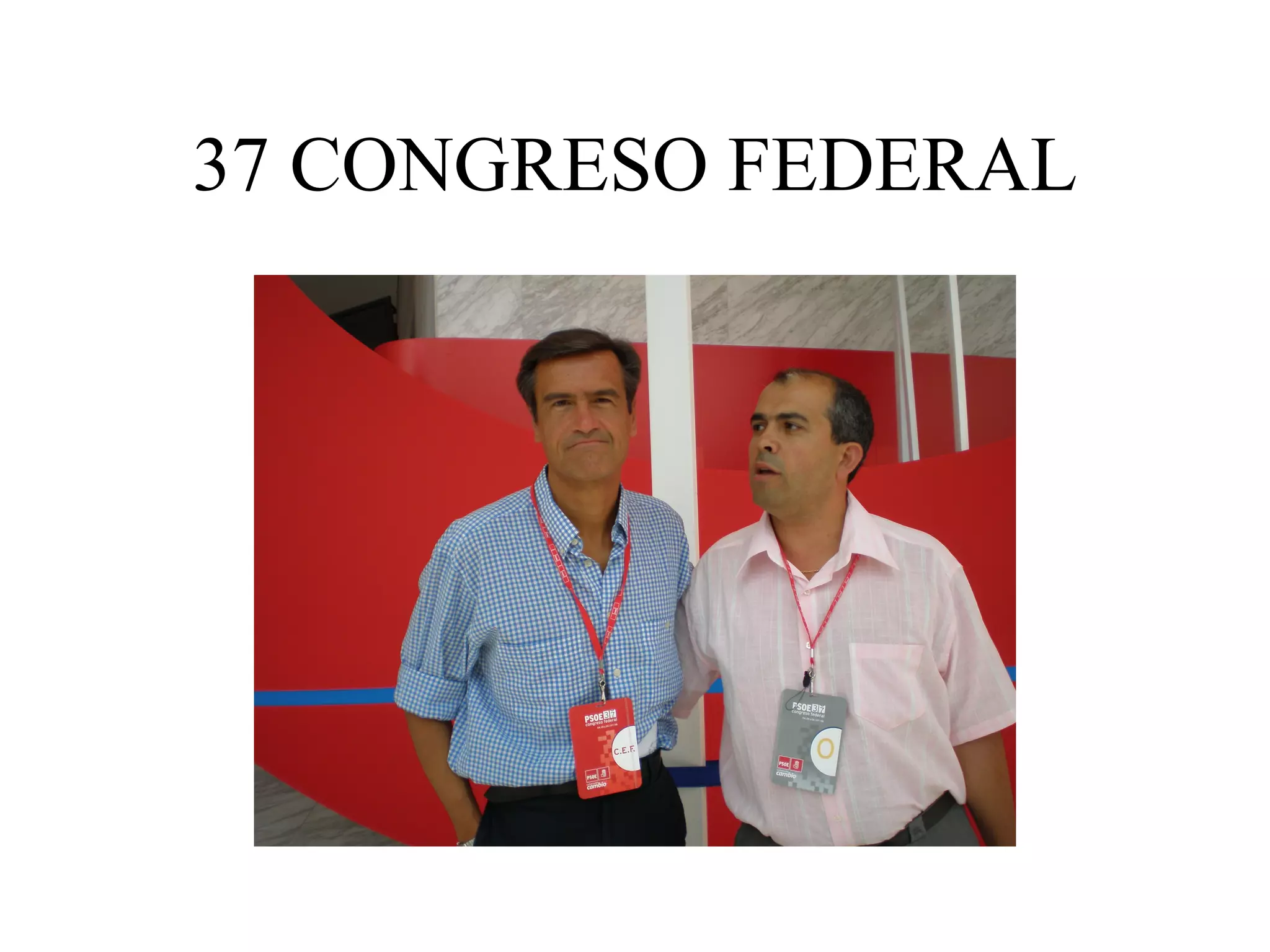 37 CONGRESO FEDERAL