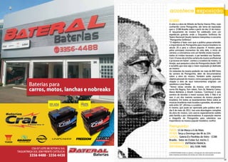 acontece exposição
     SOBRE
     A vida e a obra de Alfredo da Rocha Vianna Filho, mais
     conhecido como Pixinguinha, são tema da exposição
     que o CCBB Brasília exibe a partir do dia 13 de março.
     O lançamento da mostra foi celebrado com um
     espetáculo gratuito onde a Orquestra Sinfônica do
     Teatro Nacional Claudio Santoro interpretou o concerto
     “Pixinguinha Sinfônico”.
     “O objetivo é fazer com que o público possa entender
     a importância do Pixinguinha para musica brasileira no
     século 20 e para a cultura popular. A mostra passa
     pelos principais momentos da vida dele, o início da
     carreira, a convivência com um família muito musical –
     todos os irmãos tocavam, o pai também era flautista.
     Com 14 anos ele já tinha carteira de musico profissional
     e já tocava em bares”, contou a curadora da mostra, Lu
     Araújo, que pesquisa a obra de Pixinguinha desde 1997
     e acredita que essa seja a maior exposição já dedicada
     ao músico.
     Os visitantes da mostra poderão ver mais de 800 fotos
     da carreira de Pixinguinha, além de documentários
     sobre a obra do músico. Também estão expostos
     objetos pessoais do músico, como passaporte, gravatas,
     chapéu e dois de seus instrumentos originais: um
     saxofone e uma flauta.
     “Temos várias versões da música, com intérpretes
     como Elis Regina, Tom Jobim, Tom Zé, Roberto Carlos,
     Maria Bethânia e Elizeth Cardoso. ‘Carinhoso’ é sem
     sombra de dúvidas o maior sucesso dele. E Não é só
     isso: é um dos maiores sucessos da música popular
     brasileira. Em todos os levantamentos feitos sobre as
     músicas brasileiras mais tocadas e gravadas, ela sempre
     está entre 10”, afirmou a curadora.
     A mostra, que pode ser apreciada pelo público até o
     dia 6 de maio de 2012, traz uma abordagem completa
     da obra do músico, com acervo especialmente cedido
     pela família e por colecionadores. A exposição retoma
     a biografia de Pixinguinha para relembrar sua
     importância na música popular brasileira, confira:

     Pixinguinha
     Data: 13 de Março a 6 de Maio.
     Hora: Terça a Domingo das 9h às 21h.
     Local: Galeria II e Pavilhão de Vidro - CCBB
     Brasília - Setor de Clubes Sul, trecho 2.
     Ingressos: Entrada franca.
     Informações: (61) 3108-7600

     A POSIATIVIDADE limita-se apenas à divulgação das informações fornecidas
     pelas empresas promotoras de eventos aos meios de comunicação.


32                                                                              33
 