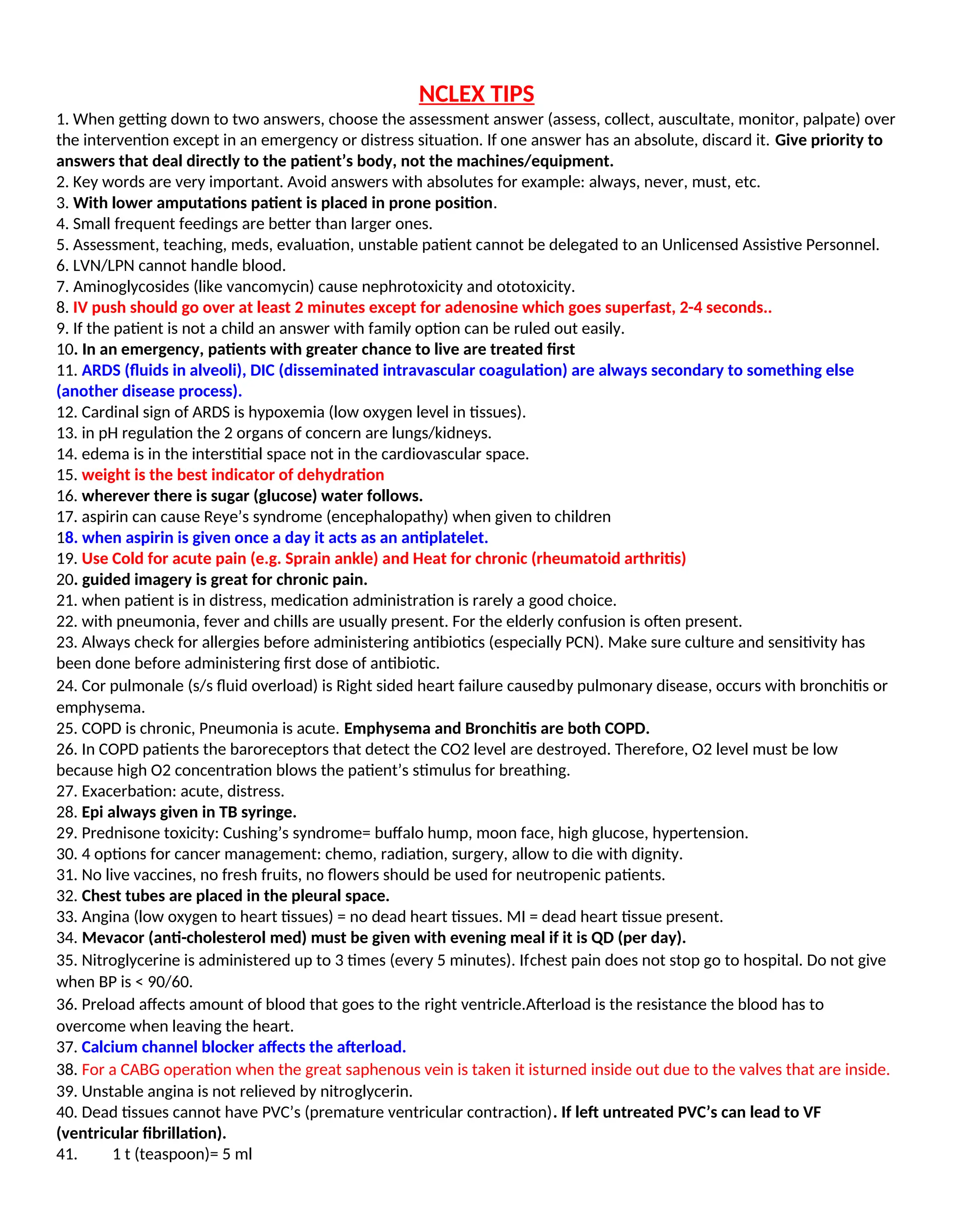 37-Page-Revised-NCLEX. Course review new | DOCX