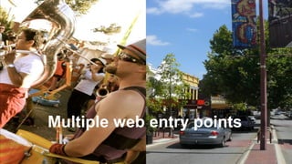 Multiple web entry points
 