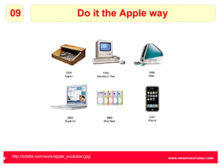 Do it the Apple way 09 http://tofslie.com/work/apple_evolution.jpg   