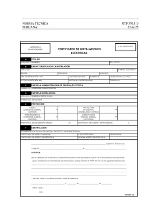 NORMA TÉCNICA   NTP 370.310
PERUANA            25 de 25
 