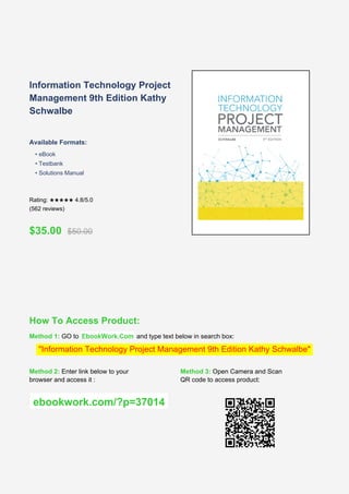 Comprehensive Guide to Information Technology Project Management - 9th ...