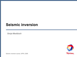 Seismic-Inversion1 - Petroleum Geophysics | PDF