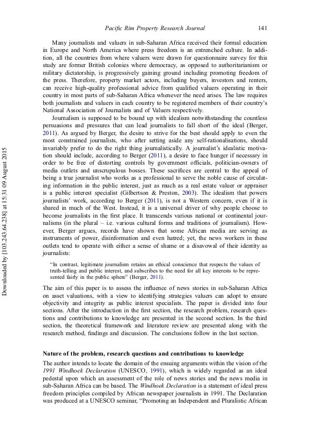 Rim research paper