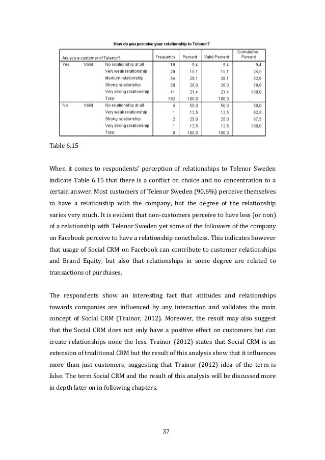 database for master thesis