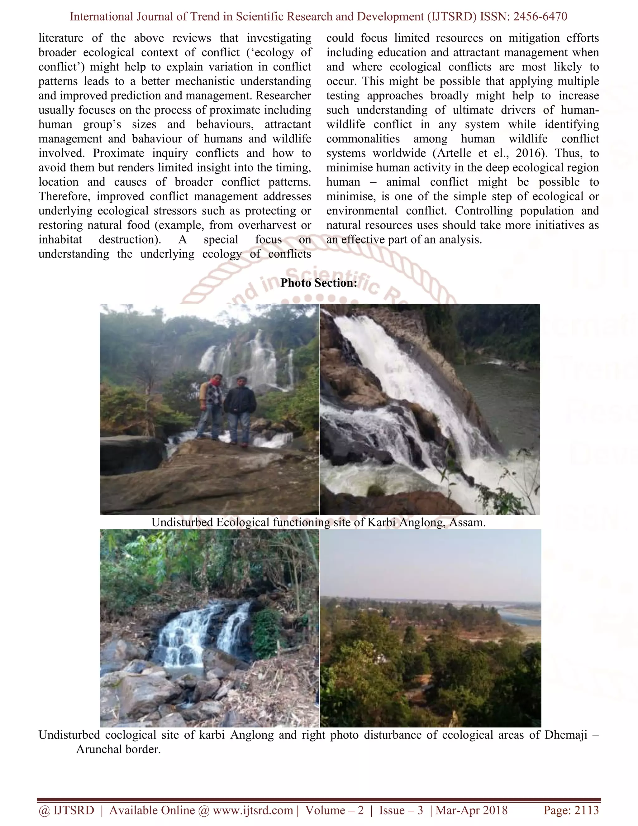 Environmental and Ecological Conflicts of India: A Review | PDF