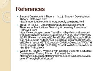 Fox_EDU644_Student Development Theory | PPT