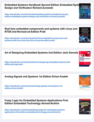 Analog Interfacing to Embedded Microprocessor Systems 2nd ed Edition ...