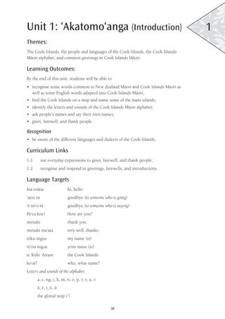 Cook Islands Letters Iekoko An Introduction To Cook Islands Mori Ministry Of Education | PDF
