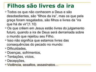 Esboço de 2 Tessalonicenses
A. Saudação (1.1,2)
B. Encorajamento no sofrimento1.3-12
B.1 Ajuda-nos a crescer 1.3-5
B.2 Prepara-nos para a glória 1.6-10
B.3 Glorifica a Cristo hoje 1.11,12
C. Esclarecimento sobre o dia do Senhor2.1-17
C.1 Apelo à estabilidade 2.1,2
C.2 A apostasia e o homem do pecado 2.3-5
C.3 O poder restritor do mal será removido 2.6-12
C.4 A igreja será completada 2.13-17
 