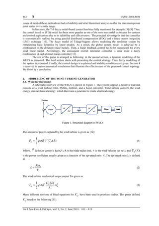 MPPT Control for Wind Energy Conversion System based on a T-S Fuzzy | PDF