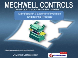 Manufacturer & Exporter of Precision
      Engineering Products
 