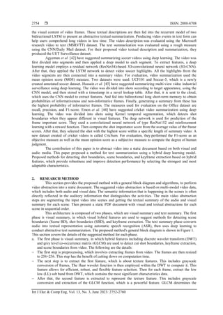 Multimodal video abstraction into a static document using deep learning ...