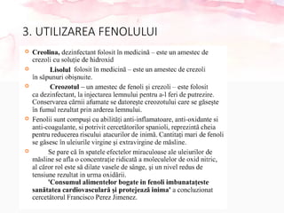 3. UTILIZAREA FENOLULUI
 
