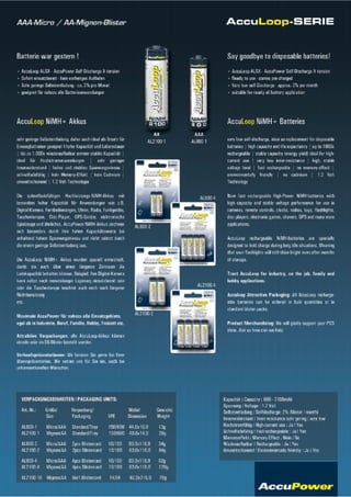 AccuPower Produktkatalog 2009