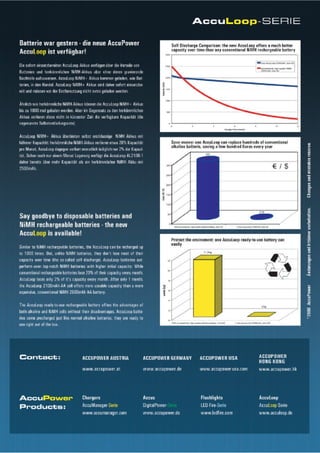 AccuPower Produktkatalog 2009