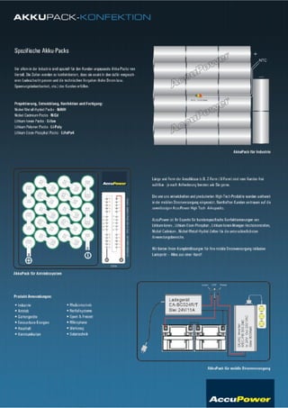 AccuPower Produktkatalog 2009