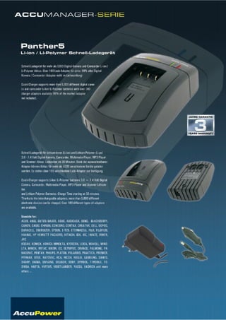 AccuPower Produktkatalog 2009