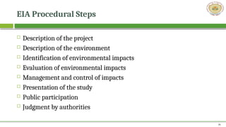 Environmental impact assessment in oil & gas industry | PPTX
