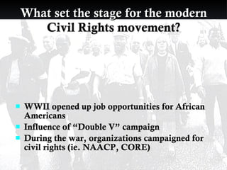 The Struggle for Civil Rights | PPT
