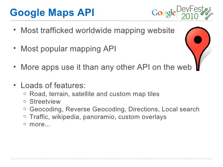 Google Geo APIs Overview