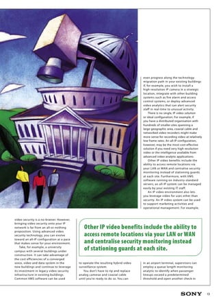 SONY SECURITY CIO survival guide