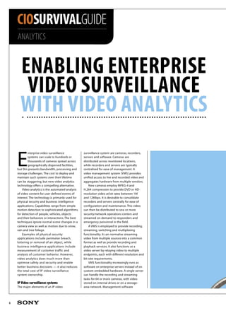 SONY SECURITY CIO survival guide