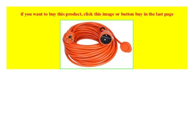 50 Meter Verlangerungskabel Verlangerung Strom Kabel Mit Schuko