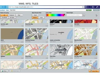 WMS, WFS, TILES 