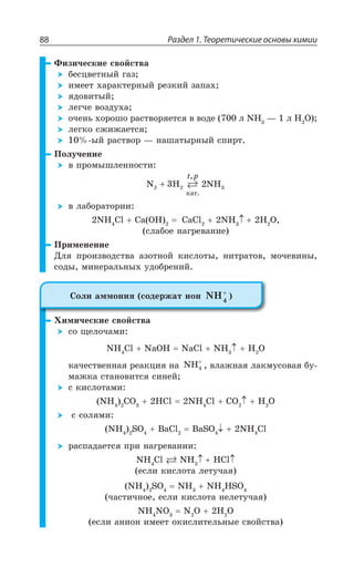 Раздел 1. Теоретические основы химии88
¶ÊÉÊÙÇÓÌÊÇ ÓÄÐËÓÔÄÂ
ÃÇÓØÄÇÔÏÝË ÅÂÉ
ÊÎÇÇÔ ×ÂÒÂÌÔÇÒÏÝË ÒÇÉÌÊË ÉÂÑÂ×
áÆÐÄÊÔÝË
ÍÇÅÙÇ ÄÐÉÆÕ×Â
ÐÙÇÏÞ ×ÐÒÐÚÐ ÒÂÓÔÄÐÒáÇÔÓá Ä ÄÐÆÇ Í 2, z Í , 3 
ÍÇÅÌÐ ÓÈÊÈÂÇÔÓá
ÝË ÒÂÓÔÄÐÒ z ÏÂÚÂÔÝÒÏÝË ÓÑÊÒÔ
±ÐÍÕÙÇÏÊÇ
Ä ÑÒÐÎÝÚÍÇÏÏÐÓÔÊ
N H NH
êàò
2 2 33 2+
t p,
.
Ä ÍÂÃÐÒÂÔÐÒÊÊ
2, 'P 'E 3, 'E'P 2, , 3
ÓÍÂÃÐÇ ÏÂÅÒÇÄÂÏÊÇ
±ÒÊÎÇÏÇÏÊÇ
¦Íá ÑÒÐÊÉÄÐÆÓÔÄÂ ÂÉÐÔÏÐË ÌÊÓÍÐÔÝ ÏÊÔÒÂÔÐÄ ÎÐÙÇÄÊÏÝ
ÓÐÆÝ ÎÊÏÇÒÂÍÞÏÝ× ÕÆÐÃÒÇÏÊË
·ÊÎÊÙÇÓÌÊÇ ÓÄÐËÓÔÄÂ
ÓÐ ÛÇÍÐÙÂÎÊ
2, 'P 2E3, 2E'P 2, , 3
ÌÂÙÇÓÔÄÇÏÏÂá ÒÇÂÌØÊá ÏÂ NH4
+
ÄÍÂÈÏÂá ÍÂÌÎÕÓÐÄÂá ÃÕ
ÎÂÈÌÂ ÓÔÂÏÐÄÊÔÓá ÓÊÏÇË
Ó ÌÊÓÍÐÔÂÎÊ
2, '3 ,'P 2, 'P '3 , 3
Ó ÓÐÍáÎÊ
2, 73 E'P E73 2, 'P
ÒÂÓÑÂÆÂÇÔÓá ÑÒÊ ÏÂÅÒÇÄÂÏÊÊ
2, 'P 2, ,'P
ÇÓÍÊ ÌÊÓÍÐÔÂ ÍÇÔÕÙÂá
2, 73 2, 2, ,73
ÙÂÓÔÊÙÏÐÇ ÇÓÍÊ ÌÊÓÍÐÔÂ ÏÇÍÇÔÕÙÂá
2, 23 2 3 , 3
ÇÓÍÊ ÂÏÊÐÏ ÊÎÇÇÔ ÐÌÊÓÍÊÔÇÍÞÏÝÇ ÓÄÐËÓÔÄÂ
³ÐÍÊ ÂÎÎÐÏÊá ÓÐÆÇÒÈÂÔ ÊÐÏ NH4
+
 