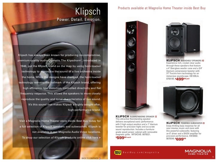 magnolia speakers